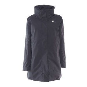 K-Way Mid-Length Padded Jacket With High Collar - NWT
